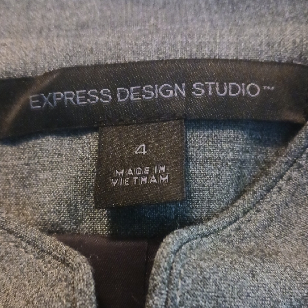 Express Gray Design Studio Jacket - image 2